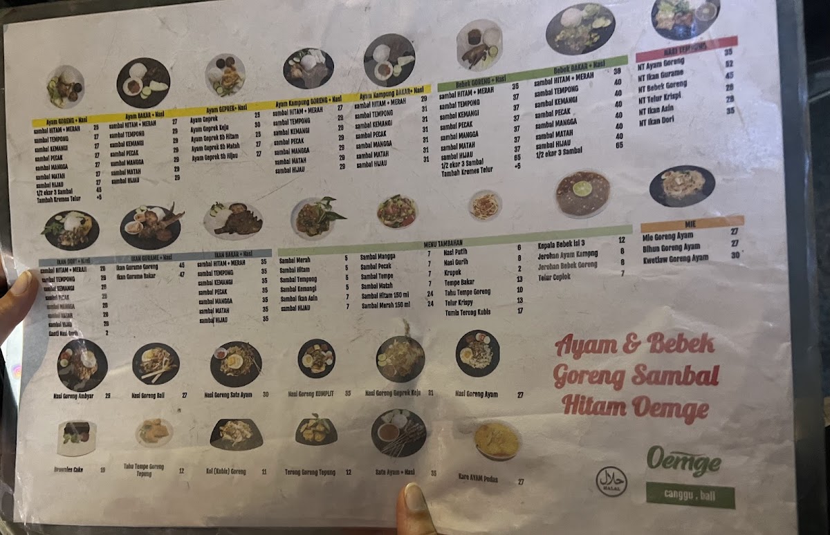 Menu Warung Oemge Canggu-1