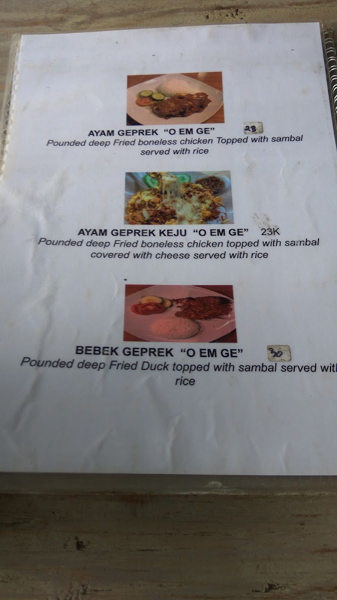 Menu Warung Oemge Canggu-7